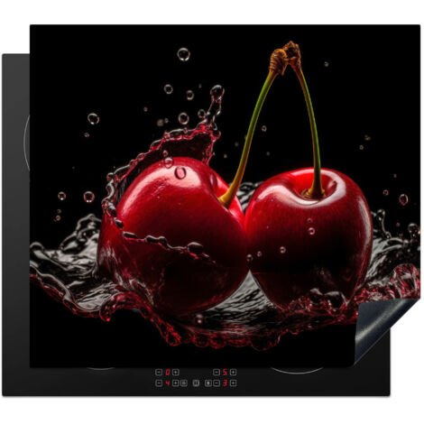 PROTEZIONE PER PIANO COTTURA A INDUZIONE Ciliegia - Rosso - Frutta - Acqua - Nero 57.6x51.6