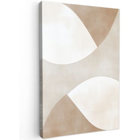 QUADRO SU TELA Marrone - Giapponese - Astratto 80x120 cm