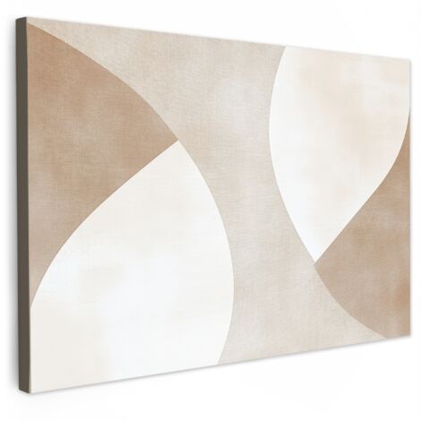 QUADRO SU TELA Marrone - Giapponese - Astratto 90x60 cm