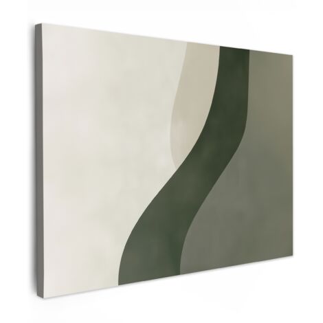 QUADRO SU TELA Giappone - Verde - Astratto - Moderno 40x30 cm (1/5)