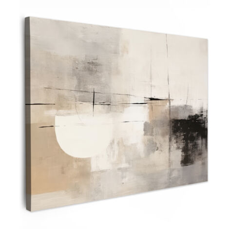 QUADRO SU TELA Astratto - Arte - Grigio 40x30 cm