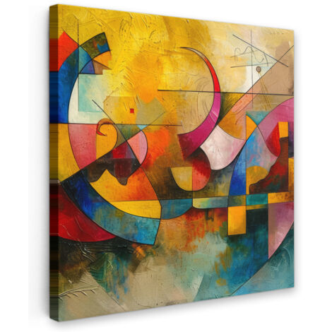 QUADRO SU TELA Arte - Astratto - Moderno 90x90 cm