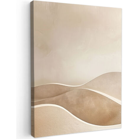 QUADRO SU TELA Beige - Natura - Astratto - Moderno 30x40 cm