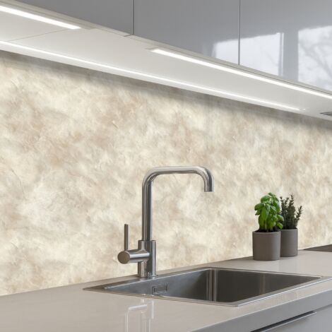 SCHIENALI CUCINA Beige - Struttura a rilievo - Pietra naturale 200x80 cm