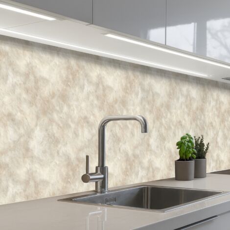 SCHIENALI CUCINA Beige - Struttura a rilievo - Pietra naturale 400x80 cm