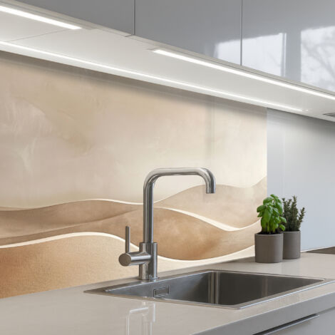 SCHIENALI CUCINA Beige - Natura - Astratto - Moderno 80x60 cm