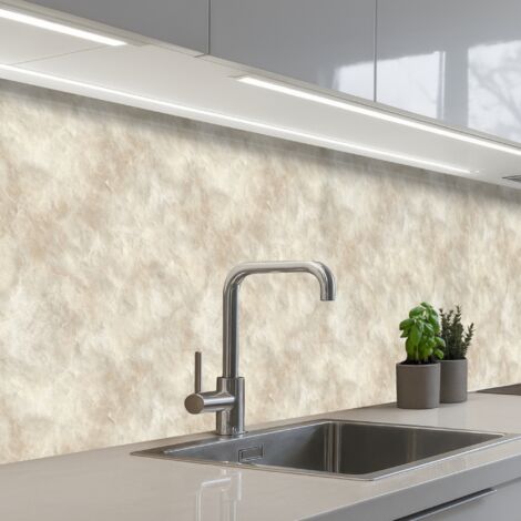 SCHIENALI CUCINA Beige - Struttura a rilievo - Pietra naturale 250x60 cm