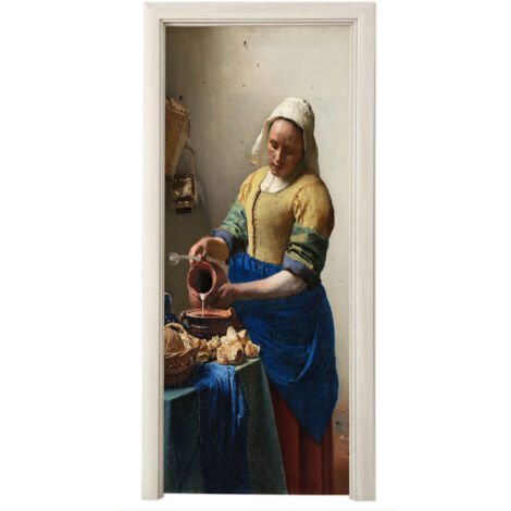 ADESIVO PER PORTA La lattaia - Johannes Vermeer (1/5)
