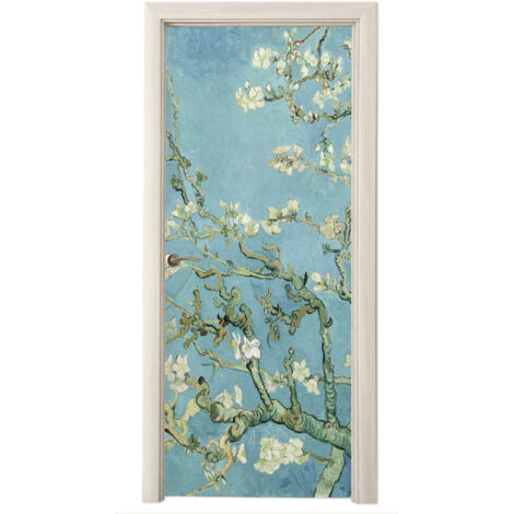 ADESIVO PER PORTA Mandorlo in fiore - Van Gogh - Arte (1/5)