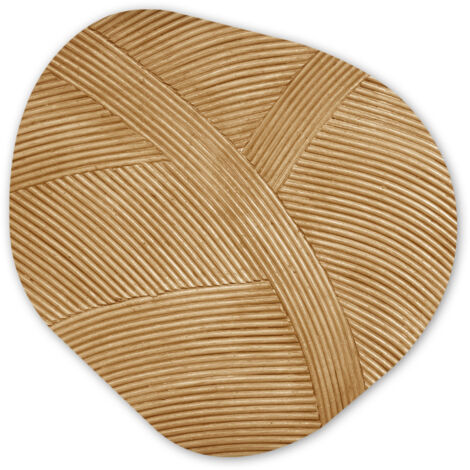 CERCHIO DA PARETE Struttura - Natura - Arte - Rattan 60x60 cm