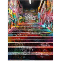 POSTER Scale - Graffiti - Colori - Arte 60x80 cm