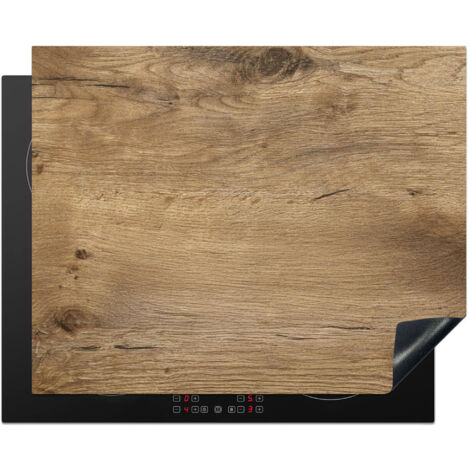 Induction Hob Protector Wood - Brown - Wood look 65x52 cm