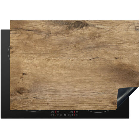 Induction Hob Protector Wood - Brown - Wood look 75x52 cm