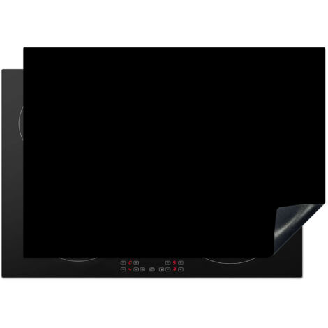 Induction Hob Protector Black - Solid color 75x52 cm