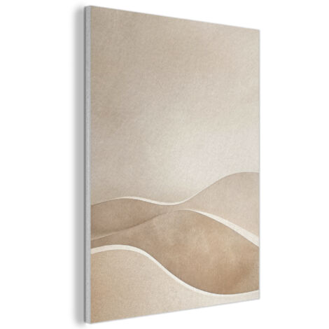 Acoustic Felt Wall Art Beige - Nature - Abstract - Modern 70x100 cm