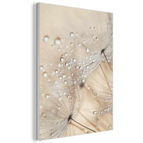 Acoustic Felt Wall Art Dandelion - Abstract - Nature - Beige 70x100 cm (1/5)