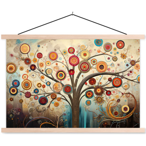 TEXTILE WALL ART Tree - Tree of life - Color 60x40 cm (1/3)