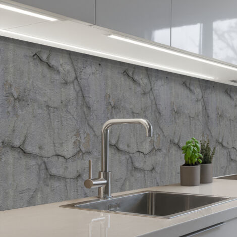 Kitchen Splashback Old - Concrete - Wall 500x80 cm
