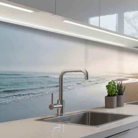 Kitchen Splashback Coastline - Beach - Ocean 200x60 cm (1/5)