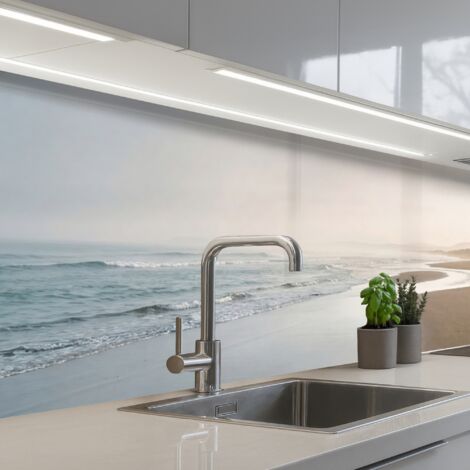 Kitchen Splashback Coastline - Beach - Ocean 300x80 cm