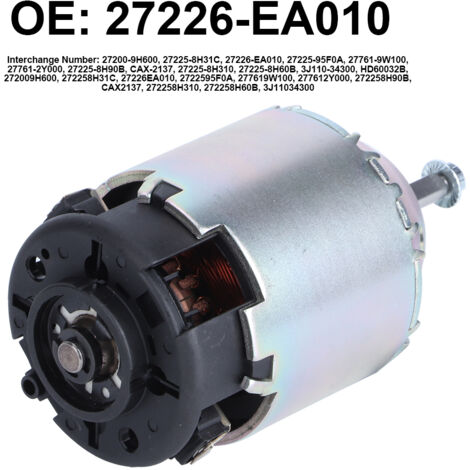 Gebläsemotor für Klimaanlage 27226 EA010, kompatibel mit Nissan X-Trail, Maxima, Navara – Ersatzteil