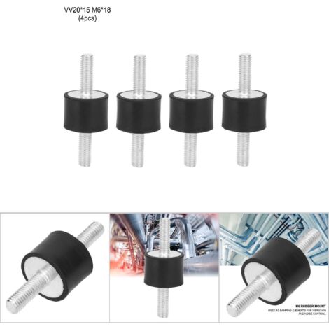 Stück M6 Antivibrations-Gummidämpfer für Auto und Boot (VV2015 M618) (1/5)
