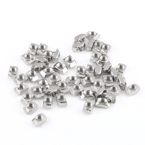 Hammerkopfmutter aus vernickeltem Kohlenstoffstahl für Aluminiumprofile, T-Nut (EU20 M4106) (1/2)