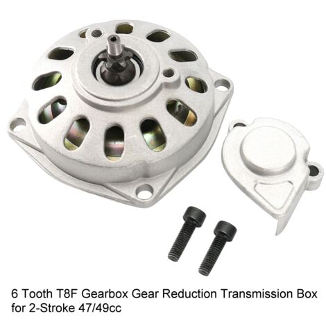 6-Zahn-Untersetzungsgetriebe T8F für 47/49 cm³ 2-Takt-Motoren – Hochwertiges Getriebe