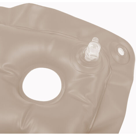 Aufblasbares PVC-Sitzkissen für Strand, Büro und Hüftmassage (grau) (1/5)