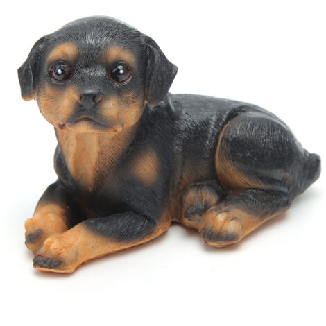 Miniatur-Hundefiguren aus Kunstharz für Garten- und Innendekoration (1/5)