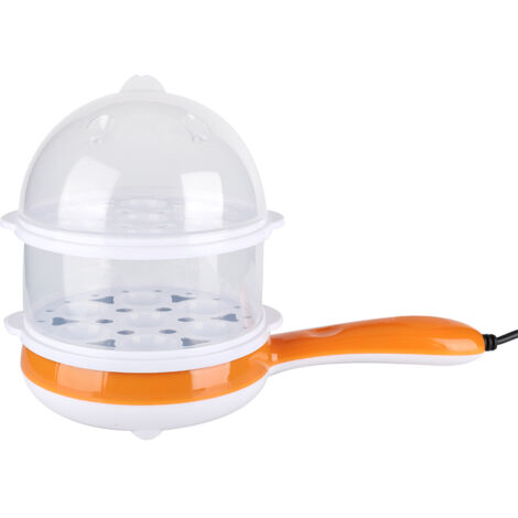 Multifunktionale Mini-Elektropfanne mit Antihaftbeschichtung – Eierkochen, Dämpfen, Grillen, Frühstück, 220 V EU (1/5)