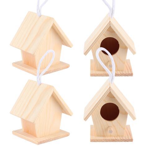 Vogelhäuser aus Holz für den Garten - Dekorative, hängende Nistkästen für draußen (1/5)