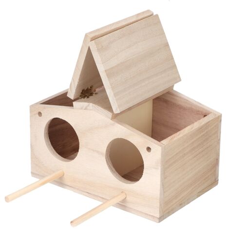 Vogelnest aus Holz – Bruthaus für Papageien und Schwalben (1/5)