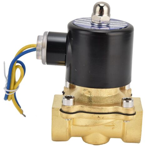 2W-200-20 Messing-Magnetventil NC 3/4 Zoll für Wasser, Luft und Gas, 110 V Wechselstrom (1/5)