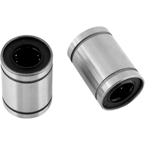 8 Stück LM10UU Linear-Kugellager – 10mm Innendurchmesser, Doppelt Gedichtet, Aus Lagerstahl – Für 3D-Drucker & CNC