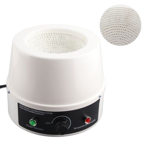 Elektrischer Heizmantel (500 ml, 250 V) mit Thermostat für Laboranwendungen, Temperaturregelung, 220-V-EU-Stecker