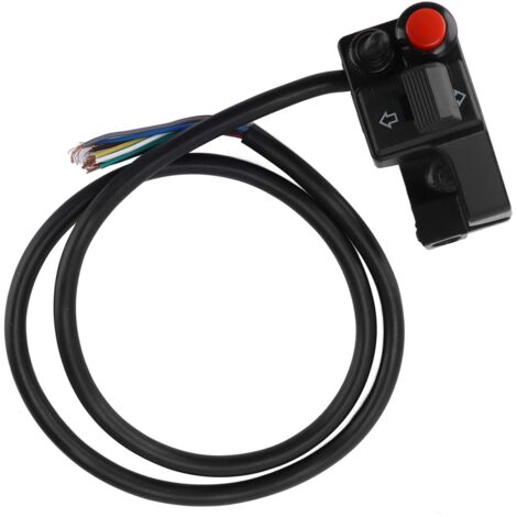 Motorradschalter 22 mm links 7/8 Zoll – 3-in-1-Schalter für Hupe, Blinker und Licht (1/5)