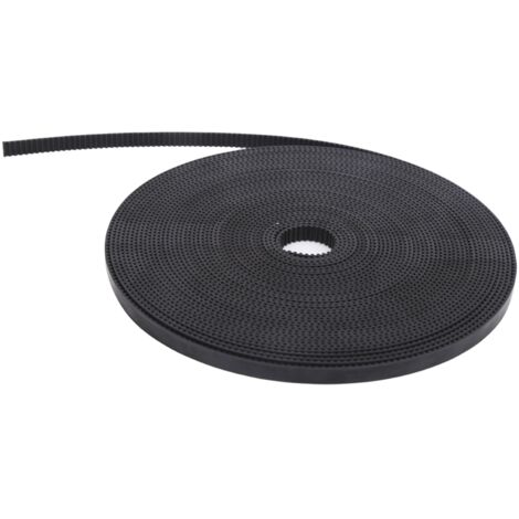 2GT-6 mm PU-Synchronriemen mit Stahlkern, 10 m, schwarz, für Industriebedarf (1/5)