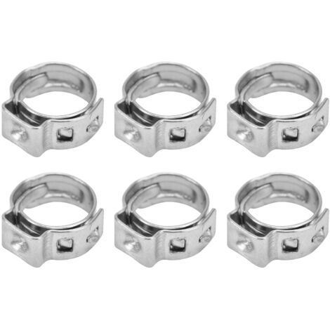 20 Stück verstellbare Doppeldraht-Schlauchschellen, verbesserte Korrosionsbeständigkeit für industrielle Anwendungen, 10,3–12,8 mm (1/5)