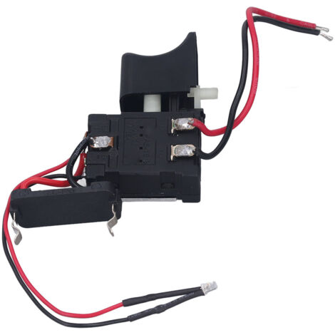 Drehzahlregler mit Umkehrfunktion und Kontrollleuchte, 7,2–24 V DC, 16 A für elektrische Bohrmaschinen (1/5)