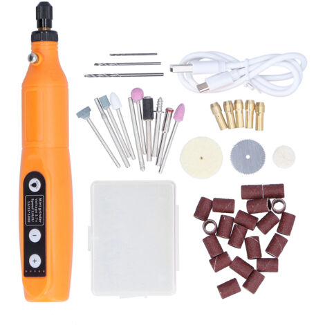 Tragbarer elektrischer Gravierstift mit 5 Stufen, Gravierwerkzeug mit 10-W-3,7-V-LED-Lampe (1/5)