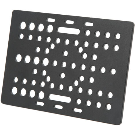 Lineare Führungsplatte aus schwarz eloxiertem Aluminium für CNC- und 3D-Drucker, präzise und starre Unterstützung (1/5)