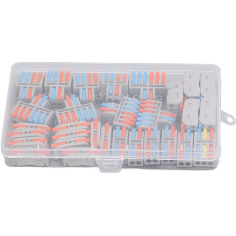30-teiliges Set Hebelverbinder für Kabel, Schnellverbinder, 5 Typen, Querschnitte 28–12 AWG, Elektrozubehör (1/5)