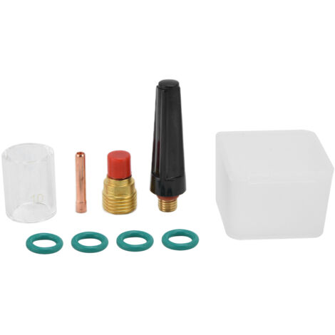 8-teiliges WIG-Brenner-Set, inklusive Gaslinsen, Keramikdüsen und Dichtungen, kompatibel mit WP-9, WP-20, WP-26. (1/5)