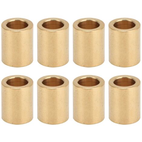 8-teiliges Set selbstschmierender Messingbuchsen 8x12x15mm für Gleitlager und Schlitten (1/5)
