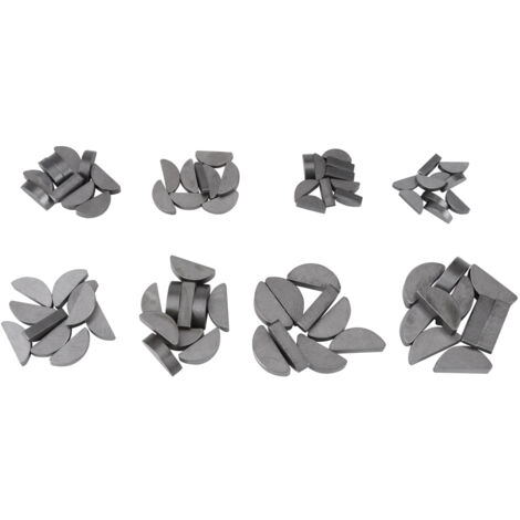 Woodruff 80-teiliger Metallschlüsselsatz, Sortiment in verschiedenen Größen für industrielle mechanische Verschraubungen (1/5)
