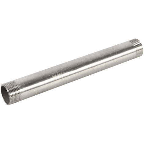 3/4"-Edelstahl-Gewindeanschluss für Wasserhahn - Schlauchverlängerungsadapter (1/2)