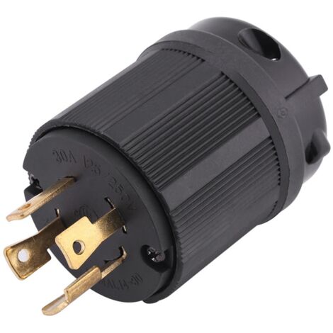 NEMA L14-30P 30A 4-adriger verriegelbarer Industriestecker für 125V-250V elektrische Anwendungen (1/5)