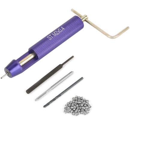 50 Stück M2 x 2D Gewindeeinsätze aus Edelstahl mit spiralförmiger Form zur Reparatur beschädigter Gewinde (1/5)