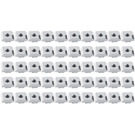 M5-Gleitmutter für EU30-Aluminiumprofile, aus robustem, vernickeltem Stahl (1/5)